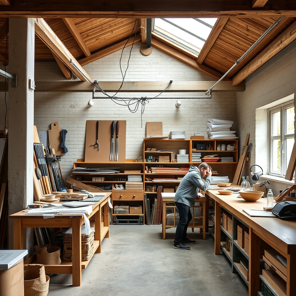 atelier de maison modulaire (illustration)